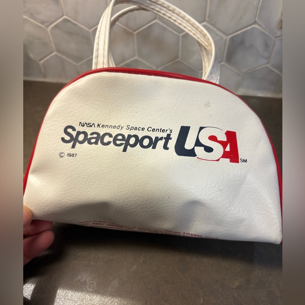 Rare vintage NASA Kennedy Spaceport bag